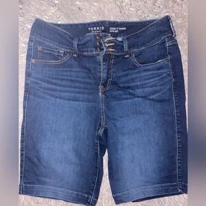Torrid size 14 Dark Blue shorts